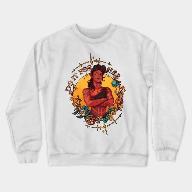 Do It For Her | Karlach Crewneck Sweatshirt by keyvei